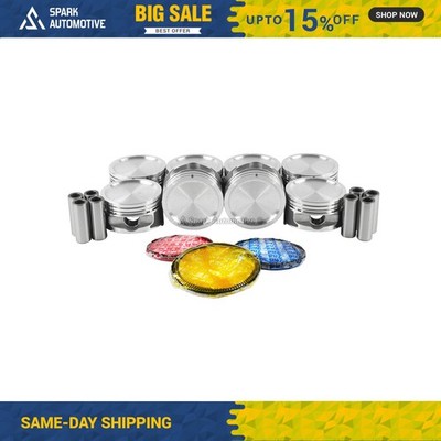 Pistons w/ Rings fit Fits 2001-2005 Ford 4.6L V8 SOHC 16V N/R