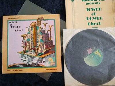 Tower of Power   Direct (Sheffield Lab 17) Direct-to-Disc LP   audiophile No...