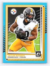 2025 Donruss Optic #140 Jaylen Warren Neon Blue #/399