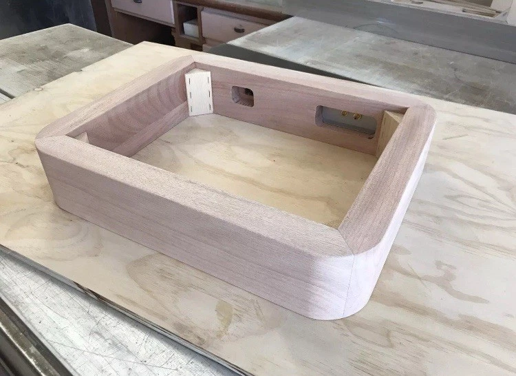 Thorens td 160,147,145,146,165,166 Plinth Raw Rounded Solid Wood - Image 3 of 4