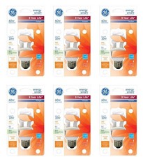 GE Spiral Compact Fluorescent, 40 Watts Replacement Pack of 6