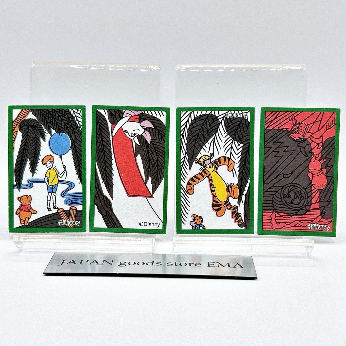 Japanese Flower Card Hanafuda Disney Winnie the Pooh Japan Rare Japanese Flower Card Hanafuda Disney Winnie the Pooh Japan Rare