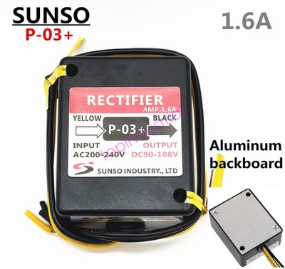 SUNSO P-03 1.6A  AC200~240V DC90~108V Motor Brake Rectifier Module Device