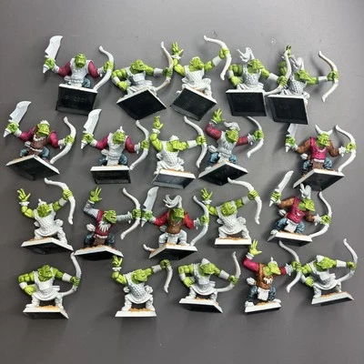 WARHAMMER Orcs & Goblins | Ork Bogenschützen 20x | Orc Archers Arrer Boyz 20x - Bild 1 von 4