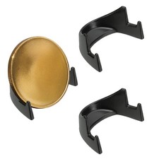 Coin Display Stands, 3Pcs Mini Coin Easel Presentation Holder, Black