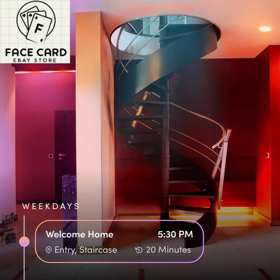 75-Watt Equivalent BR30 RGB Multi-Color Smart Wi-Fi E26 LED Light Bulb, Works W/ - Image 3 of 4