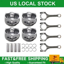 Engine Pistons Pin SET G4FJ 1.6T + Connecting Rods For 2011-2019 Hyundai Kia