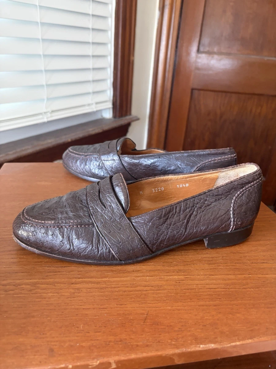 Polo Ralph Lauren Men Drivers Wessel 10.5D Brown Leather Webbing Strap Old Money Polo Ralph Lauren Brown Dress Shoes for Men for sale | eBay main image 3