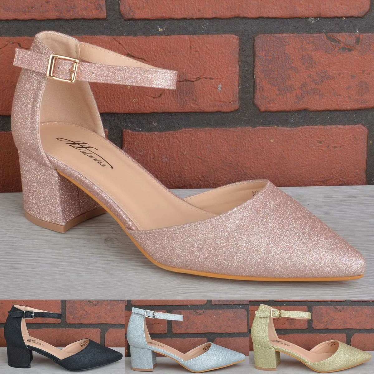 Rose gold closed toe shoes sales
