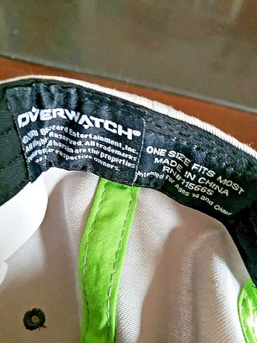 Official Overwatch Genji Embroidered BioWorld Precurve Snapback Cap Hat NEW! A8 - Picture 6 of 6