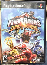 Power Rangers Dino Thunder Sony Playstation 2 PS2 Video Game Complete