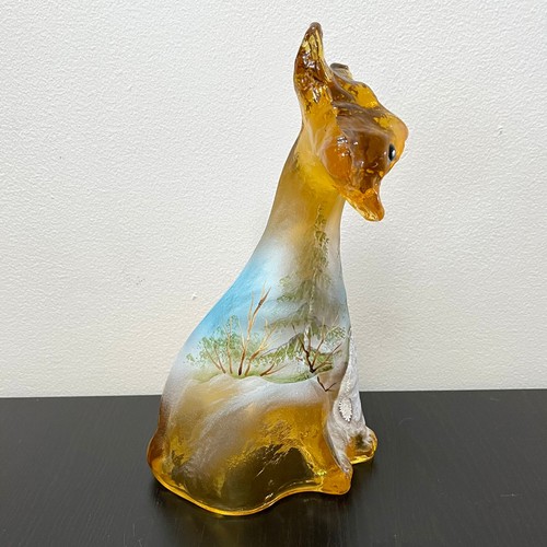Fenton Amber Glass Polar Bear Mother's Love Alley Cat Ltd Ed #17/32 JK Spindler - Picture 14 of 18