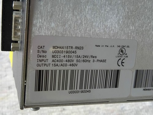 Amplificador inversor motor servoaccionamiento Drive II BALDOR COMO NUEVO mdh4a15tr-rn23 nuevo IN - Imagen 2 de 12