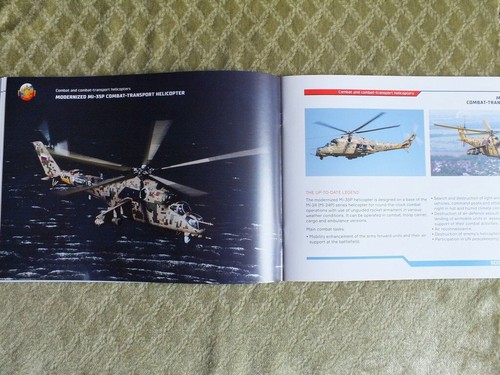 ROSOBORONEXPORT Russian Army Combat & Transport Helicopter Catalog Brochure 2022 - Picture 4 of 12