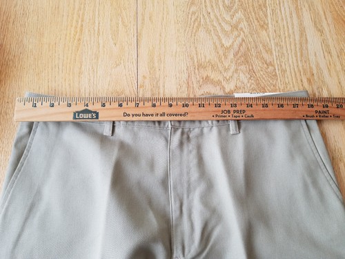 Puritan Men's Khaki Pants 36x30 Classic Fit Casual Cotton Blend Beige NWT - Picture 5 of 8