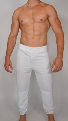 NEW MEN'S WHITE BIKE Baseball PANTS, ADULT MEDIUM (COLLECTOR'S ITEM)