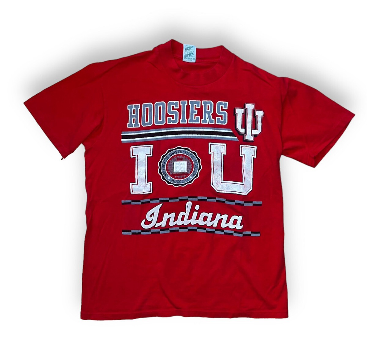 Vtg 90s Galt Sand Indiana University IU Hoosier USA Made T Shirt 