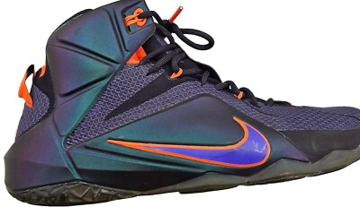 Nike LeBron 12 Men\'s Size 13 US 684593-583 Cave Purple Orange Athletic Shoes $_57.JPG?set_id=880000500F main image 3