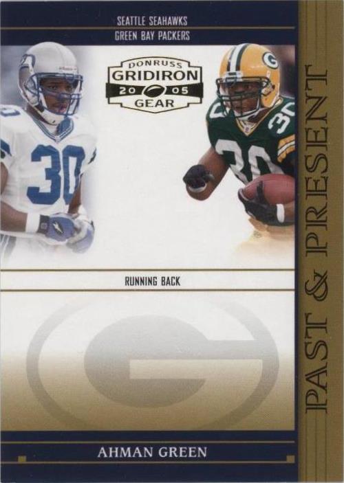 2005 Donruss Gridiron Gear Ahman Green #PP 2 - 1 of 2