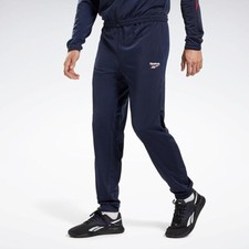 Reebok Men's Vector Knit Track Pant, Navy, Size S