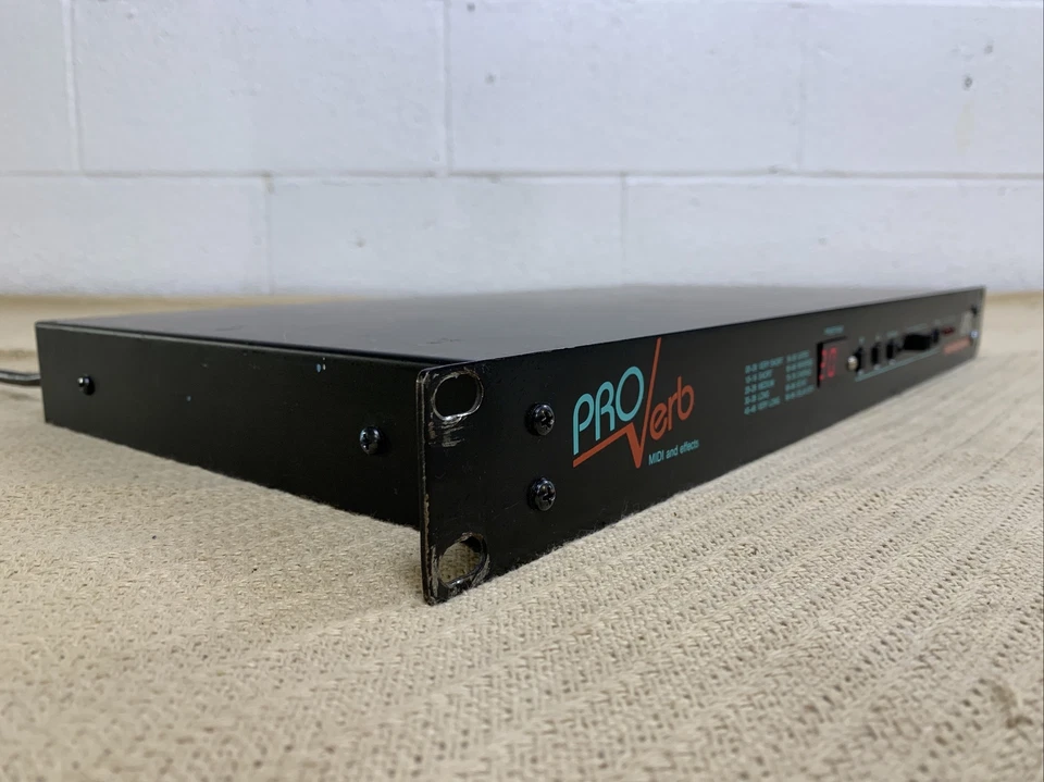 Vintage ART Applied Research & Technology Inc. Pro Verb MIDI effects Rack Mount - Image 2 of 4