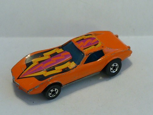 Vintage 1975 Hot Wheels Corvette Stingray Orange Rare Malaysia Ebay