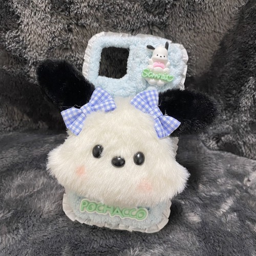 Pochacco Girls Plush Mobile Phone Case for iPhone 11/12/13/14 Pro Max Gift Cover - Picture 11 of 12