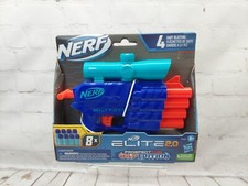 NERF Elite 2.0 Prospect QS-4 Wild Edition 4 Dart Blasting Blaster Gun with Scope