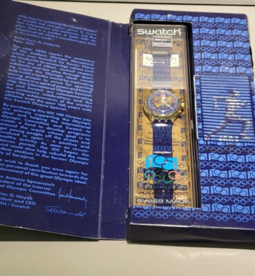 Swatch Watches 100th Olympic Anniversary Edition 1894-1994