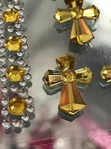 Pegatinas autoadhesivas de acrílico cruzado suministros de fiesta de comunión artesanías - Imagen 13 de 16