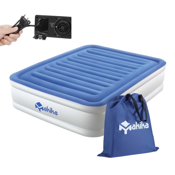 Makika Luftbett Doppelbett Selbstaufblasend GäStebett Bett Luftmatratze Pumpe-image