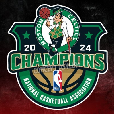 2024 NBA CHAMPIONS BOSTON CELTICS FULL COLOR WEATHERPROOF