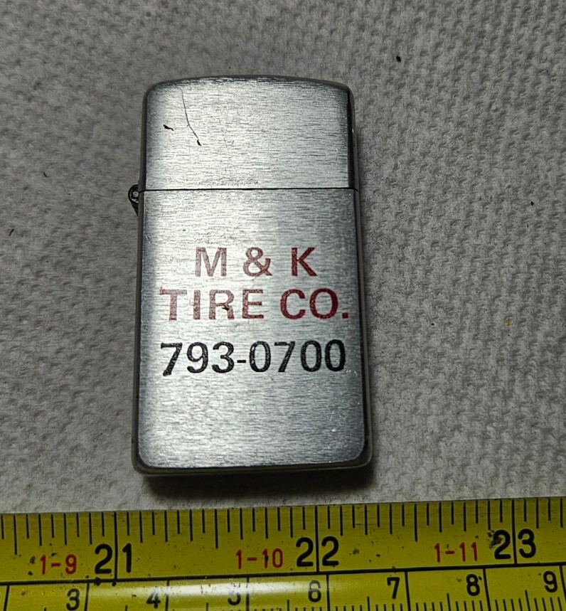 Vintage M & K Tire Co Pittsburgh? Advertising Lighter