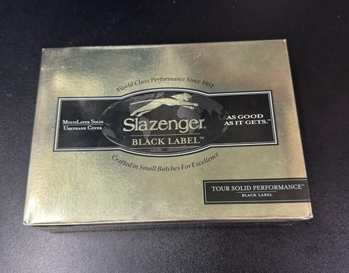 slazenger golf balls black label
