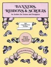 Banners, Ribbons and Scrolls (Dover Pictorial Archive) - Paperback - VERY GOOD