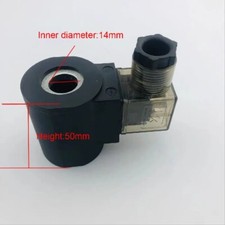 Cartridge Valve Hydraulic Solenoid Valve Coil Inner Hole 14mm,Height 50mm