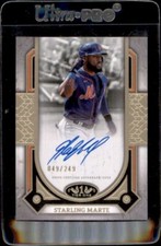 2024 Topps Tier PPA-SM Starling Marte Prime Performers Autograph #49/249 - BK1