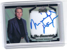 MICHAEL DOUGLAS 2025 LEAF METAL POP CENTURY ON CARD AUTO /100