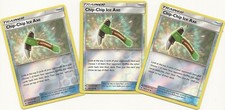 3x CHIP-CHIP ICE AXE #165/214- UNBROKEN BONDS Pokemon Card- REV HOLO - NM/M