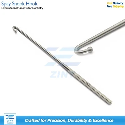 MEDENTRA UK Surgery Veterinary Spay Snook Hook For Overies Removal Laboratory Instrument New