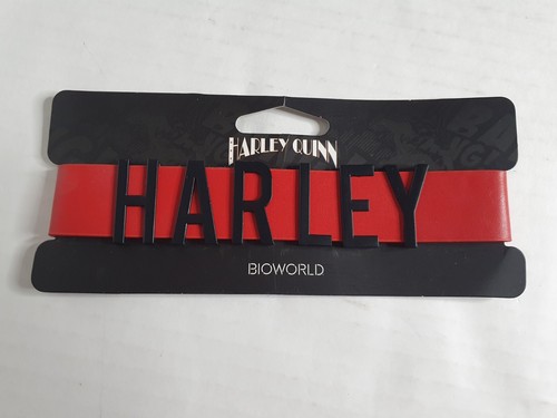 Suicide Squad Harley Quinn Red Band Choker Bioworld cosplay New DC - Picture 10 of 11