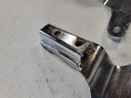 97-08 Harley Davidson Touring Chrome Sissy Bar Side Plates Mounts Brackets FLHR - Picture 17 of 24