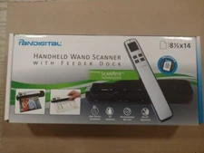 Pandigital Handheld Wand Scanner 8-1/2x14 Scanning ScanRite Tech Open Box Unused