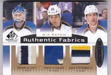 TOEWS KEITH CRAWFORD PIETRANGELO + 2013-14 UD SP GAME USED SIX PATCHES #4/6
