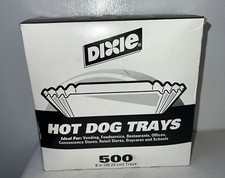 Dixie Hot Dog Trays Open Partial Box (260 Approx)