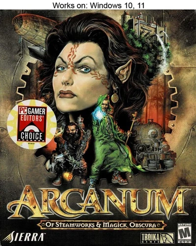 Arcanum: Of Steamworks & Magick Obscura PC Game 2001 Windows 10 11