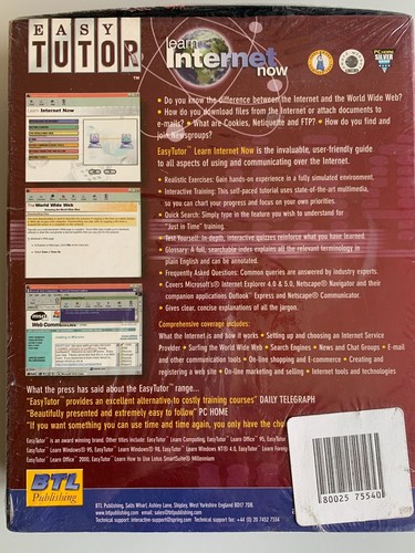 Easy Tutor: Learn Internet Now- BTL CD ROM-Windows 95+ - Picture 2 of 2