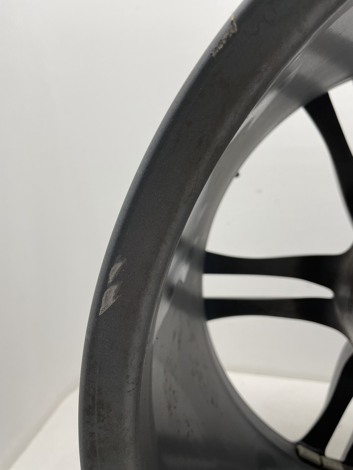 2011-2014 AUDI R8 19X11 REAR 5 DOUBLE SPOKE TITANIUM FINISH WHEEL RIM OEM