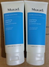 2X Murad Clarifying Cleanser Acne Control Salicylic Acid  Green Tea Exp 07/23