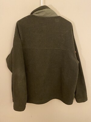 Patagonia Synchilla Full Zipper Olive Green Size XL XLarge